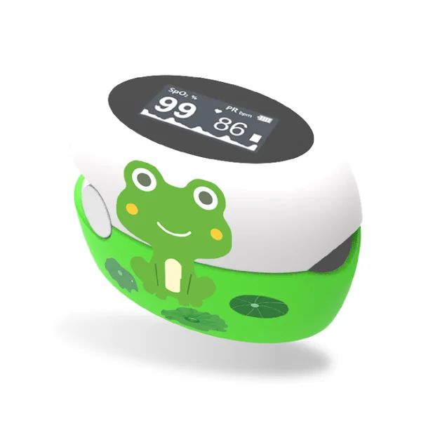 Rechargeable Cartoon Children’s Pulse Oximeter for Home Use Fast, Accurate Oxygen Saturation & Heart Rate Mete - Image 10