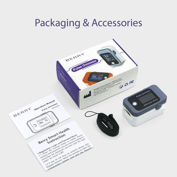 Fingertip Pulse Oximeter for SpO2 and Pulse Rate - BM1000D - Image 6