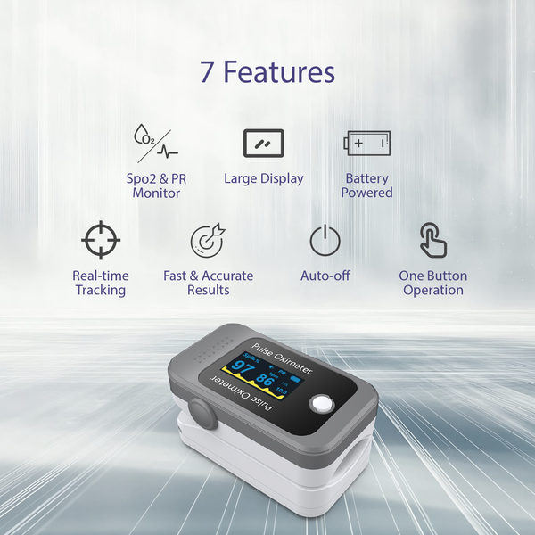 Fingertip Pulse Oximeter for SpO2 and Pulse Rate - BM1000D - Image 5