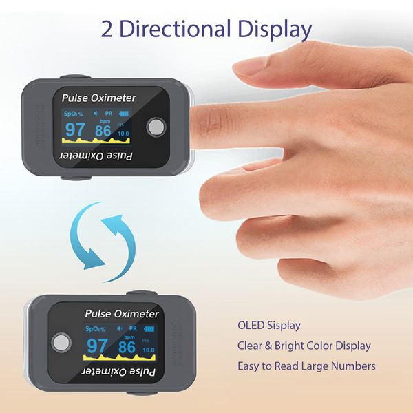Fingertip Pulse Oximeter for SpO2 and Pulse Rate - BM1000D - Image 4